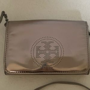 Tory Burch Mettalic Crossbody Bag